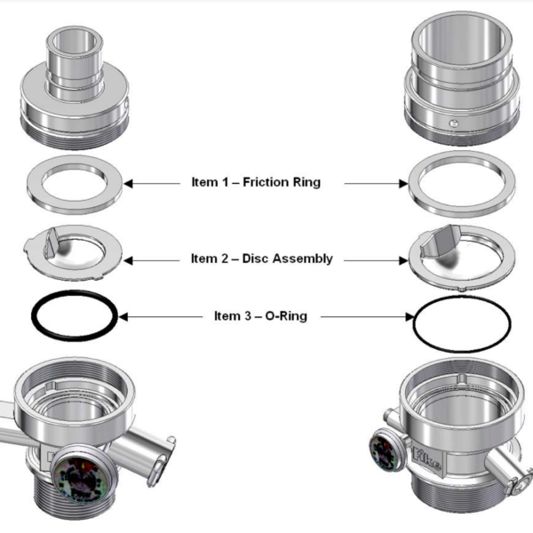 Fike FM-200 and ECARO-25 Reload Kit – Impulse Valve Containers