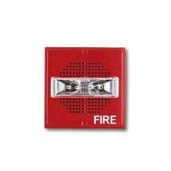 Wheelock, ET70-24MCW-FR, Speaker Strobe, Wall, 24VDC, red, Selectrable Candela, 15/30/75/111