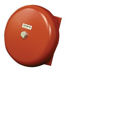 Wheelock, MB-G6-12-R, Motor Bell, Indoor, 12 VDC, 6" Shell, Red