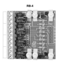 Protectowire, RB-4, Alarm Relay Board with (4) SPDT Relays