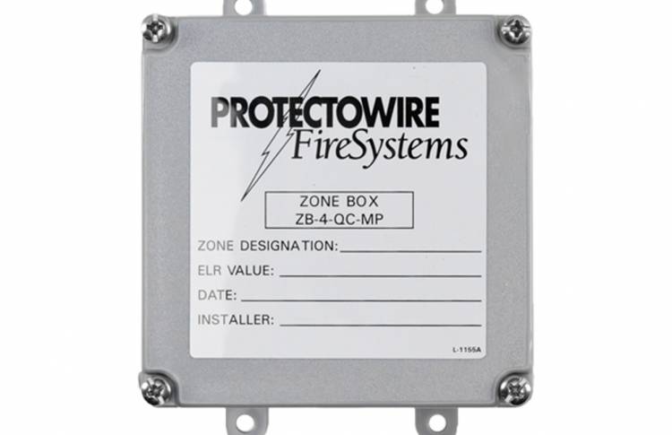 Protectowire, ZB-4-QC-MP, Non-metallic Moisture Proof Box w/Compression terminals