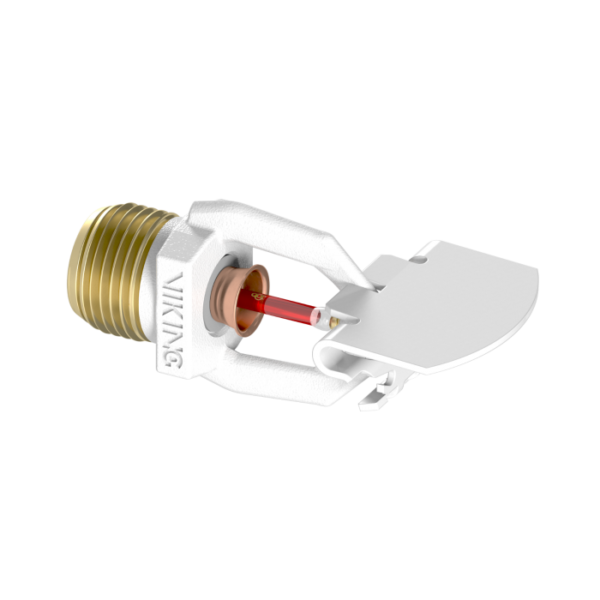 Viking, 16240, Residential Fire Sprinkler Head, 1/2", Horizontal Side Wall, 155 Degrees, Brass, Chrome, White 16240