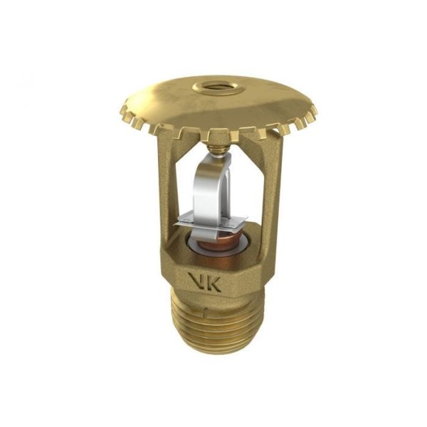 Viking, 17535, Quick Response Fire Sprinkler Head, 1/2", Upright, Fusible Link, Brass, 17535