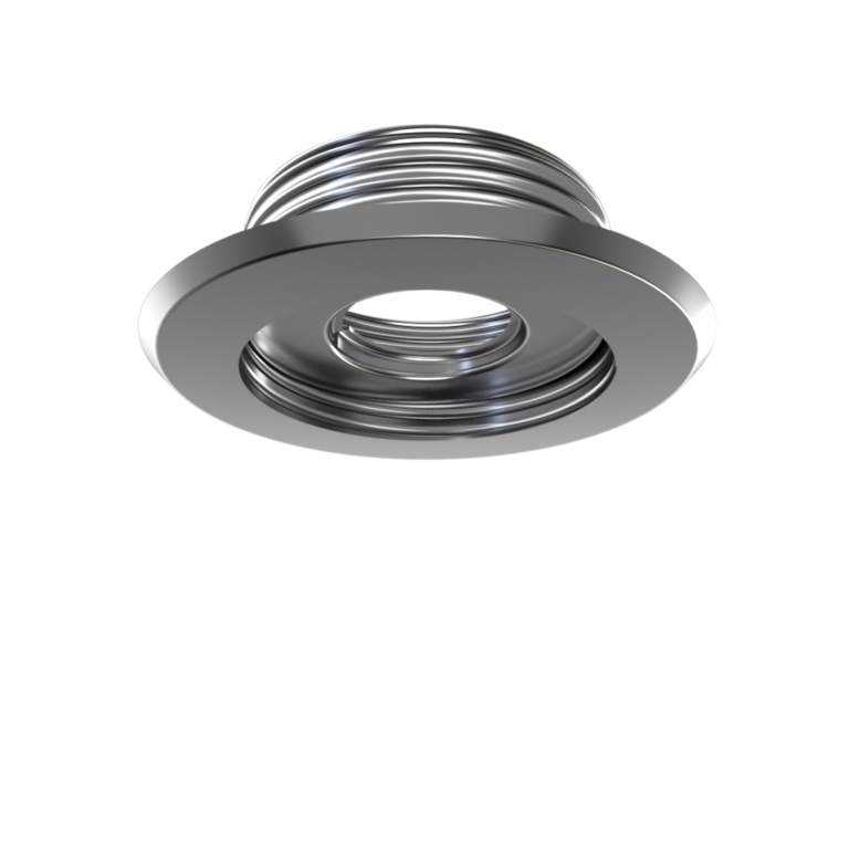 Viking, 22066F, Model NP-1 Recessed Escutcheon, Chrome, 1/2″ NPT