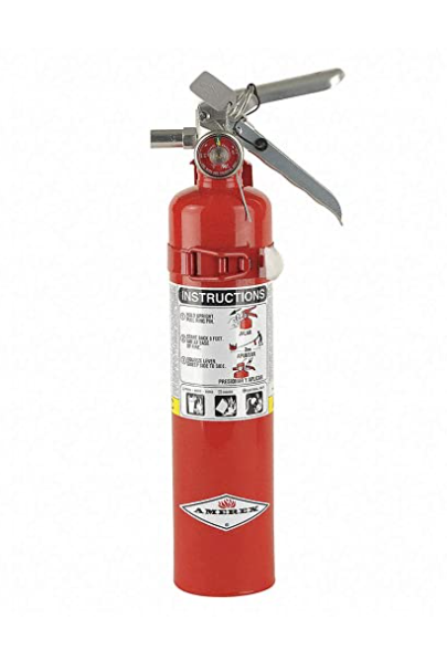 Amerex or Buckeye, A-22430B, 2.5# ABC Fire Extinguisher with Vehicle Bracket